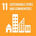 United Nations Sustainable Development Goal 11 Sustainable Cities and Communities Logo