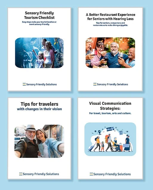 Covers of 4 downloadable resources as pds, organized in a grid.