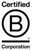 Certified B Corporation Logo to signify that this organization is a certified B corp.