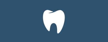 Illustration of a single white tooth